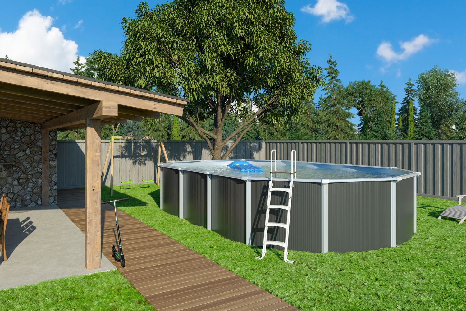 piscine in lamiera fuori terra